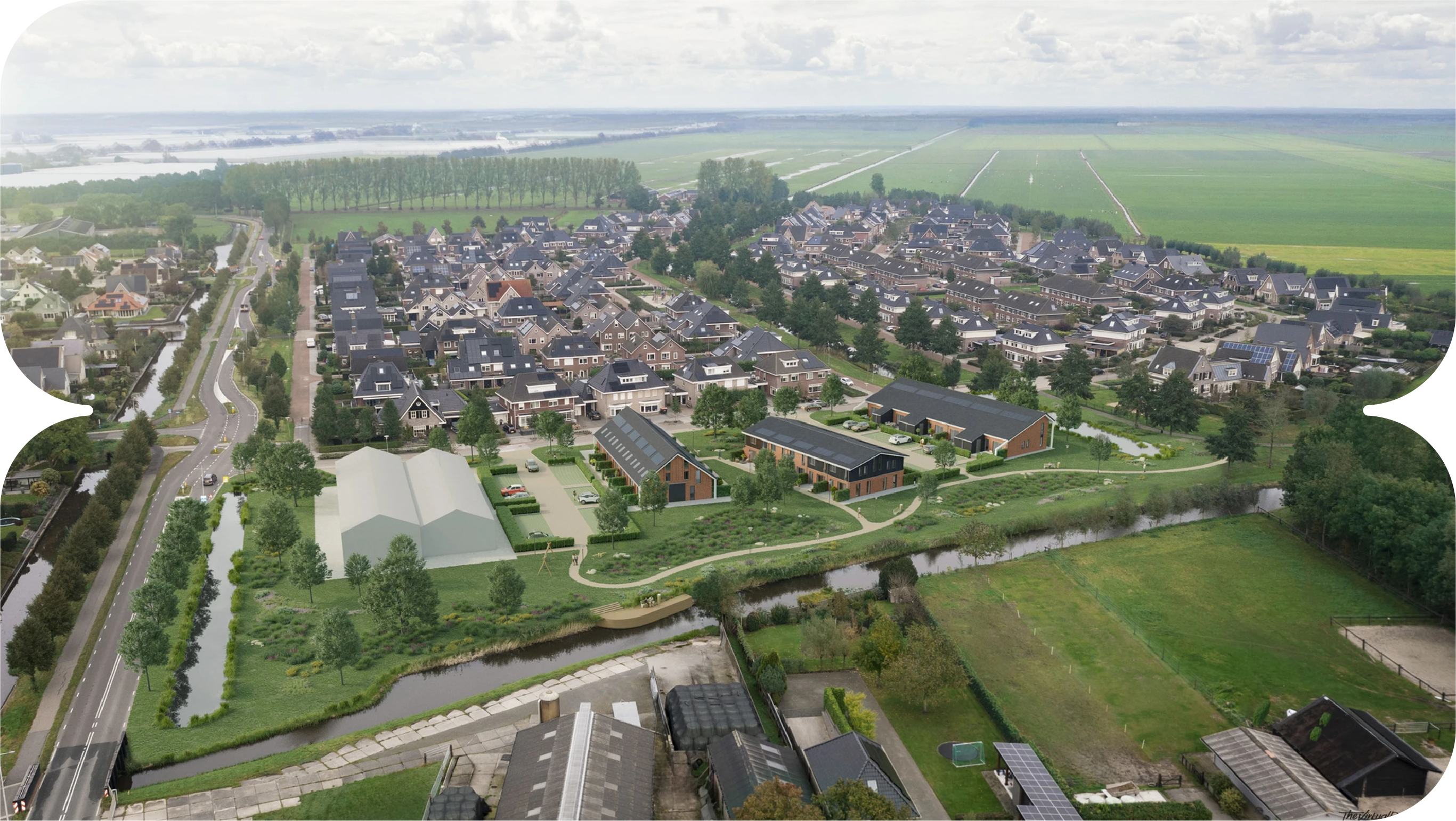 Luchtfoto gebied